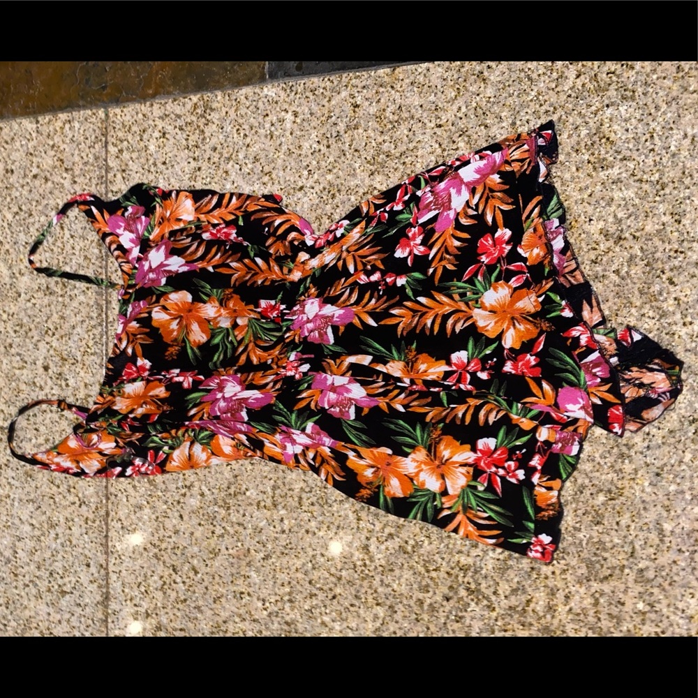 TROPICAL PRINTED ROMPER